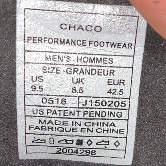 Chaco Black Leather Mid Boots Men’s 9.5 | Casual Outdoor Comfort Lace Up - Picture 6 of 9